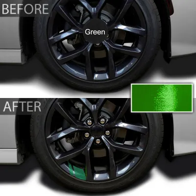 GearHaven Reflective Car Wheel Sticker Car Tire Decoration Sticker Racing Wheel Hub Decals for 18 Inch-21 Inch Car Vehicle Rim Sticker