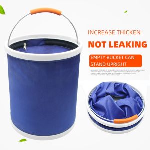 7 LITERS Thicken Portable Multifunctional Folding Bucket Outdoor Backpack Camping Hiking Trip Fishing Wash Cleaning Tool Free Shipping