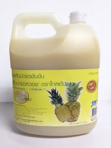 น้ำหวานเข้มข้น รสสับปะรด(Pineapple) ตรา โกลเด้น แพน(Golden Pan) ขนาด 4500ml.(แกลอน)