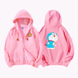 [Có sẵn] Áo Khoác Bé Gái Thun Da Cá Mềm Mịn thêu in hoạt hình dễ thương