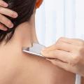 Gua Sha Tool Stainless Steel Scraper Facial Massage Face Lift AntiSkin Tightening Cooling Metal. 