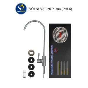 Vòi Nước Inox 304 máy lọc nước (phi 6)