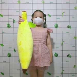 [MIỄN SHIP + TẶNG QUÀ] GỐI ÔM TRÁI CHUỐI SIZE LỚN GẤU BÔNG TRÁI CHUỐI MỀM MỊN CAO CẤP GIÁ SỈ