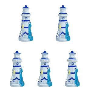 Aquariums Landscape Artificial Castles Lighthouse Fish Tanks Landscaping for Shrimp Breeding Landscape Ornaments Craft