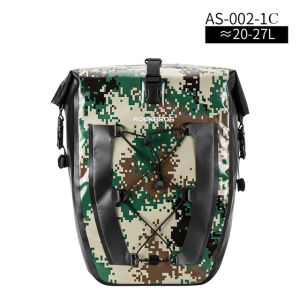 ROCKBROS Túi Xe Đạp Chống Thấm Nước Đi Xe Đạp Xe Đạp Phía Sau Giá Treo Túi Đuôi Ghế Thân Túi Pannier 27L Lớn Rổ Ốp Lưng MTB Xe Đạp phụ kiện (Vàng)