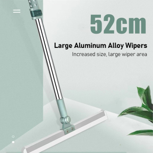 COD Walis SiliconeFloor Wiper with long handle- Mahabang Handled na Cleaning Brush para sa Banyo at Kusina na Naglilinis ng Windows Kusina Sahig Scrubbing Glass Floor Wiper Bintana at Ibabaw glass cleaning wiper glass cleaner window wipe mòp