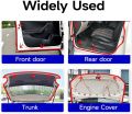 D-Shape Car Door Rubber Seal Strip,Black Automotive Weather Stripping with Self-Adhesive to Reduce Noise and Water-Leaking fit Most Car,Truck,SUV,RV,Boat and Home Application,18ft (18ft). 