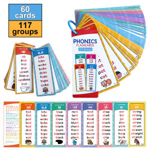 117 Families Words Phonics Word Lists Cards English Words Learning Educational Toy Teacher Teaching Aids Kids Learn To Read Kindergarten 1st Grade Reading Mastery Short/Long Vowels Consonant Blends