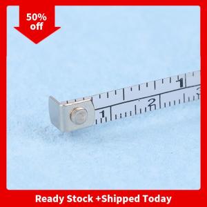 🔥🔥🔥pheebss Square 2m Tape Measure Retractable Gift Small Steel Ruler Key Chain Mini Steel Automatic Telescopic Measuring Tape