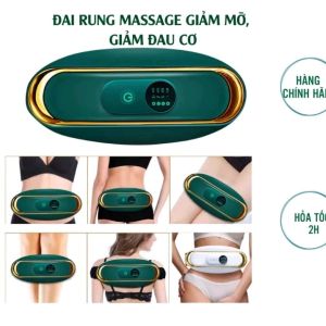 Đai rung massage MX8 cao câp Máy massage rung nóng giảm mỡ bụng toàn thân cho vòng eo thon gọn hiệu quả