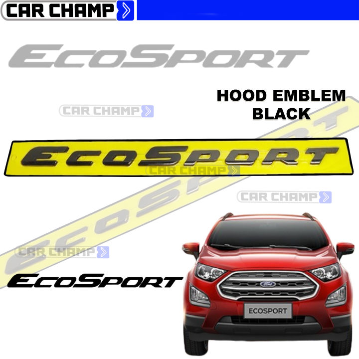 Ford Ecosport 2019 to 2022 Hood Emblem Black 2015 2016 2017 2018 2019