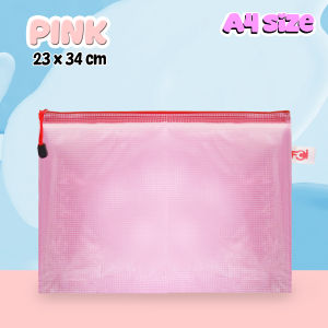 FCI Zipper Document Bag ( 6 colors available) Durable Waterproof File Organizer with Secure Zipper Closure for Documents School and Office Use