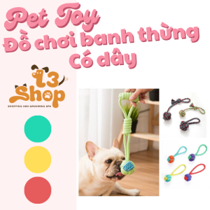 Đồ chơi dây thừng có tay cầm dành cho chó mèo - T3 PETS SHOP