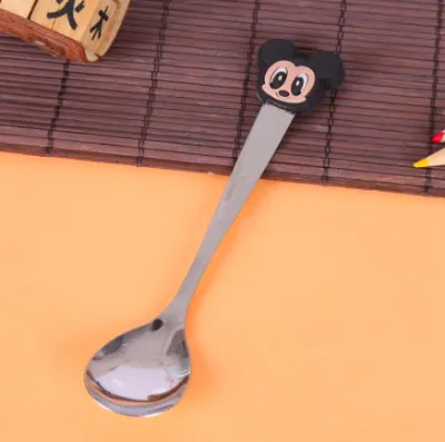 KOGGY Sudu Cartoon Spoon Small for Kids PPP Stainless Steel Spoon Kids Doreamon Children Child Baby Kanak Sudu Tea Spoon Cartoon Cute Gift Eat Kids Beautiful Coffee Tea Eat Sudu Cute Gift 勺子