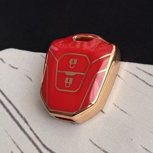 Isuzu 2020-2025 key cover for D-max mu X car key case D-max mu X key chain all-inclusive key cover