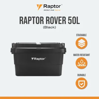 Raptor Rover 50L Stackable Heavy-Duty Storage Trunk Cargo Box