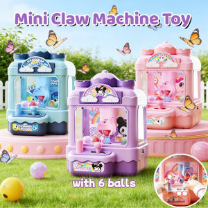 Mini Claw Machine Arcade Toy Capsule Catcher Prize Game Coin Operated Party Favor Bead Egg Set