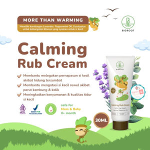Bigroot Calming Rub Cream 30ml - Perawatan Kulit Bayi
