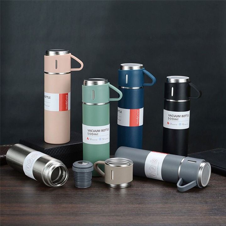 500ML Stainless Steel Thermos Vacuum Flask Set Vacuum Insulated