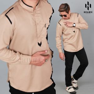 Hilwa Collection Official - Baju Koko Melayu Pria Premium Musang Teluk Belanga Lengan Panjang Hilwa Collection Motif Hazard Ukuran S M L XL XXl XXXL Jumbo Kain Katun Toyobo Warna Putih Hitam Abu Terakota Merah Bata Hijau Sage Apel Army Mustard Coksu