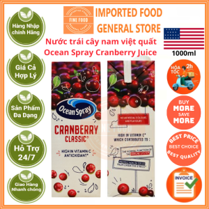 Nước trái cây nam việt quất Ocean Spray Cranberry Juice 1L