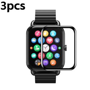 3 cái Phim kính cường lực viền đen cong HD 9D cho kieslect K10 K11 KR KS L11 2 Mini Pro LTD miếng bảo vệ mặt đồng hồ chống dấu vân tay