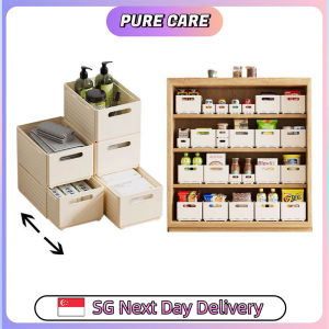 【Pure Care】 Extendable Storage Box/Retractable Wardrobe Organiser Box/Kitchen Drawer Multipurpose Storage Solution