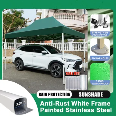 Heavy Duty Outdoor Garage Tent Folding Canopy Tent Car Tent Waterproof Outdoor Foldable Tent 2x2/2x3/3x3/3x4.5/3x6 Stall Tent Market Tent 2000D