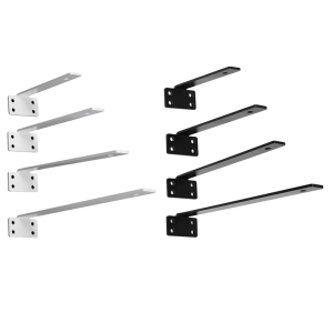 Thickened Invisible L Brackets Heavy Duty Support with Scratch Resistant Rusts Proof Surfaces Carbon Steel Shelf Support