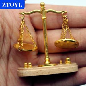 [COD] ZTOYL บ้านตุ๊กตาของเล่น1:12สำหรับเด็กอุปกรณ์ตกแต่งบ้านตุ๊กตาของเล่นแบบวินเทจสร้างความสมดุลให้เป็นของขวัญ