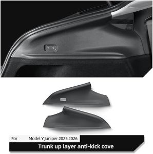 For Tesla Model Y 2025-2026 Juniper Trunk Upper Side TPE Anti-Kick Cover Scratch Protector