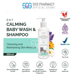 Cahaya Naturals Calming Baby Wash & Shampoo (Sensitive Skin & Eczema) 225 ml