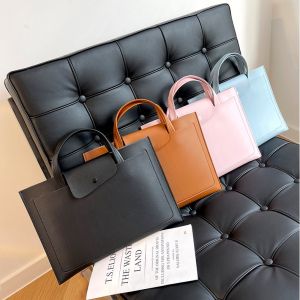 New casual simple briefcase fashion business computer bag shoulder diagonal handbag tablet storage bag