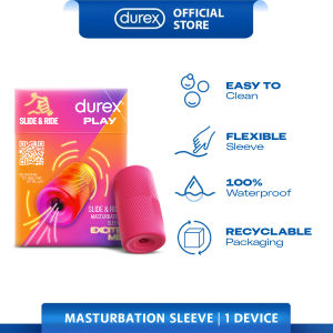 Durex Play Slide & Ride Masturbation Sleeve (For Man) | Reusable Stretchy & Compact Adult Toy