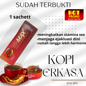 Kopi KHUSUS Pria Kopi Original BPOM Kopi Ginseng 1 Box 10 sachet kopi stamina pria tahan lama