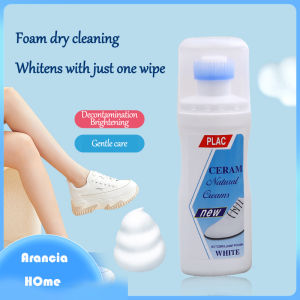 White Shoe Cleaning Agent Comes With Shoe Brush Foam Cleaner Clothing White Shoe Decontamination And Whitening Agent Household Water-free Cleaning Agent Bahan Pencuci清洗剂