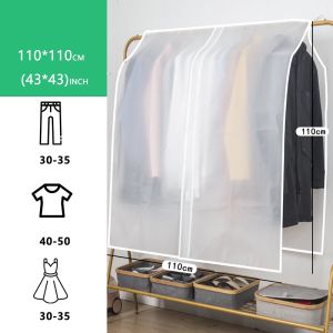 【READY STOCK】Wardrobe Clothes Dust Cover Closet Dustproof Clothes Rack Cover Hanging Clothes Cabinet Cloth Cover
