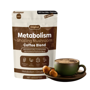 Googeer Metabolism Shaping Mushroom Coffee Blend Fat-Free Mushroom Coffee To Tighten Thighs And Abdomen (Promotional Price) Body Shaping And Slimming Coffee 60g