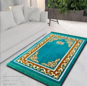 Sajadah Turki Spigel Motif Warna Bahan Halus Lembut Ukuran Besar 110x70cm Bisa COD