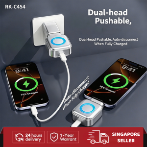 Smart Auto Eject Charger 140W Mobile Phone Charging Accessories Automatic Power-off Charger Battery Protection