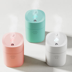 White Snow Mountain Desktop Humidifier 220ml Ultrasonic USB Aroma Air Diffuser Soothing Light Aromatherapy Humidificador Home Difusor