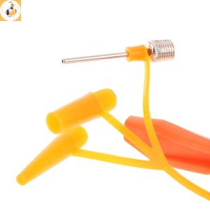 EOY 1Pc Bicycle Pump Nozzle Adapter TPU For Pump For Inflating Bicycles Balls Hose Adapter Dual Head Pumping Parts Accessories