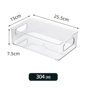 Refrigerator Drawer Organizer Bin Clear Fruit Food Jars Storage Box Transparent Fridge Storage boxes Bin Containers