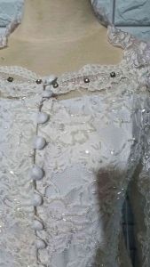 set kebaya akad nikah kebaya brukat kerah sabrina kebaya brukat manten