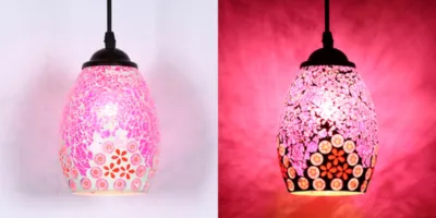 Moroccan Turkish Style Retro Vintage Pendant Light E27 Base Mediterranean Style Decoration Mosaic Hanging Lamp