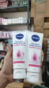 2 pcs NIVEA Body Care Body Serum Extra White Instant Glow 180ml