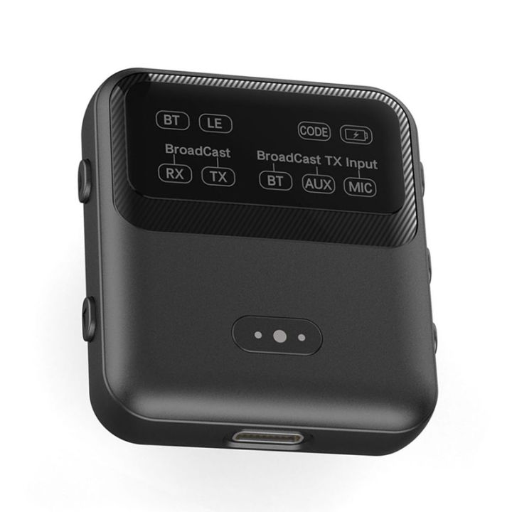 Audio Streaming Rx Device Audio Transceiver BT5.4 Broadcast 1TX to 100+ RX Devices Clip-on LE ...