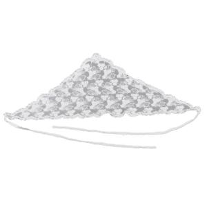 Embroidery Lace Scarf Sweet Girls Headgear Props with Intricated Design for Commuting Evening Event and Celebrations