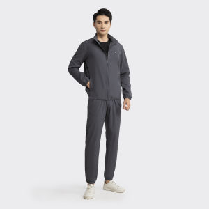 Bộ gió nam cao cấp Aristino AJS004W2 màu xám vải chống tĩnh điện