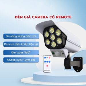 Đèn Năng Lượng Mặt Trời Hình Camera 3 Chế Độ Cảm Biến Chuyển Động Siêu SángDễ Lắp Đặt